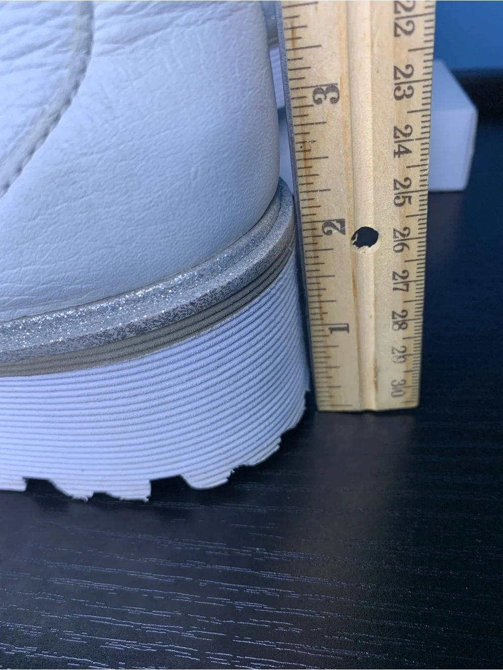 Johnston & Murphy white leather